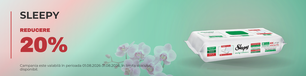 Promotie cu 20% reducere la Sleepy