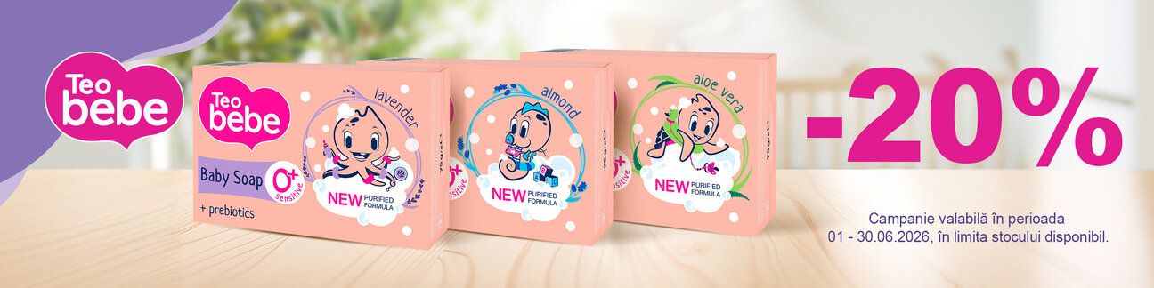 Promotie cu 20% reducere la Teo Bebe