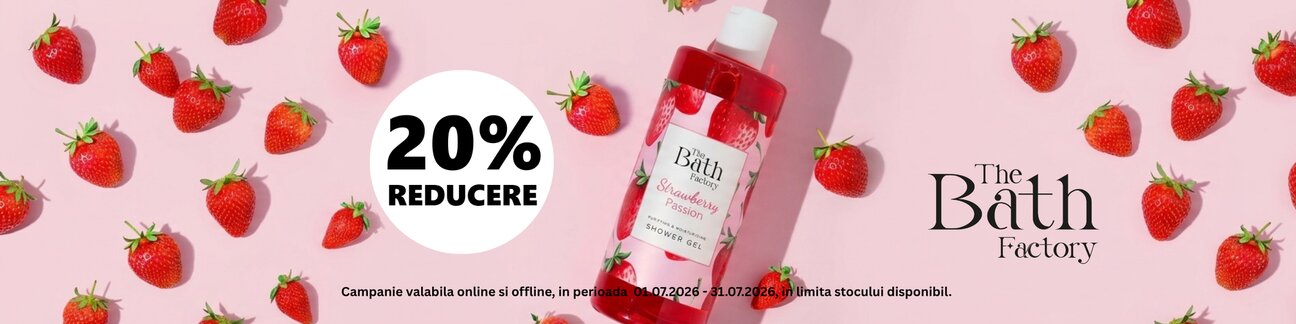 Promotie cu 20% reducere la The Bath Factory