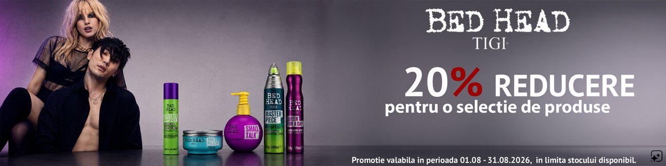Promotie cu 20% reducere la Tigi