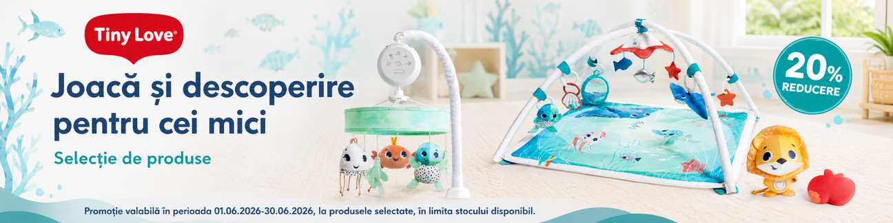 Promotie cu 20% reducere la Tiny Love