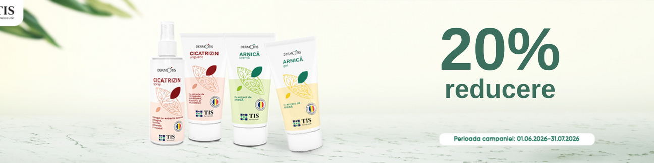 Promotie cu 20% reducere la Tis Farmaceutics