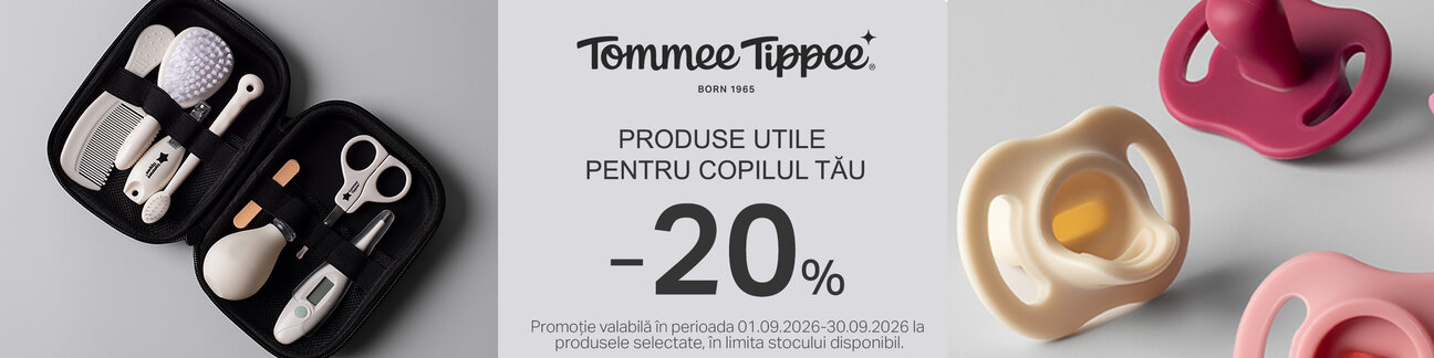 Promotie cu 20% reducere la Tommee Tippee