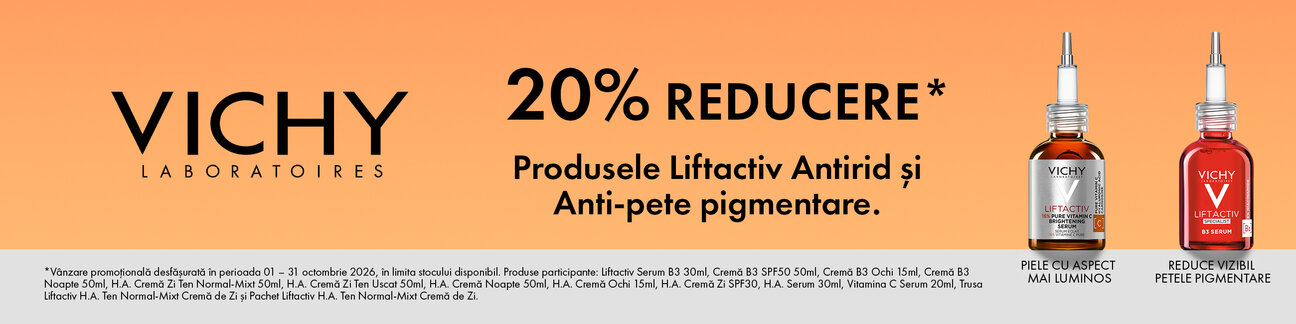 Promotie cu 20% reducere la Vichy