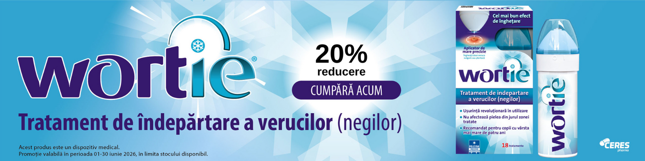 Promotie cu 20% reducere la Wortie