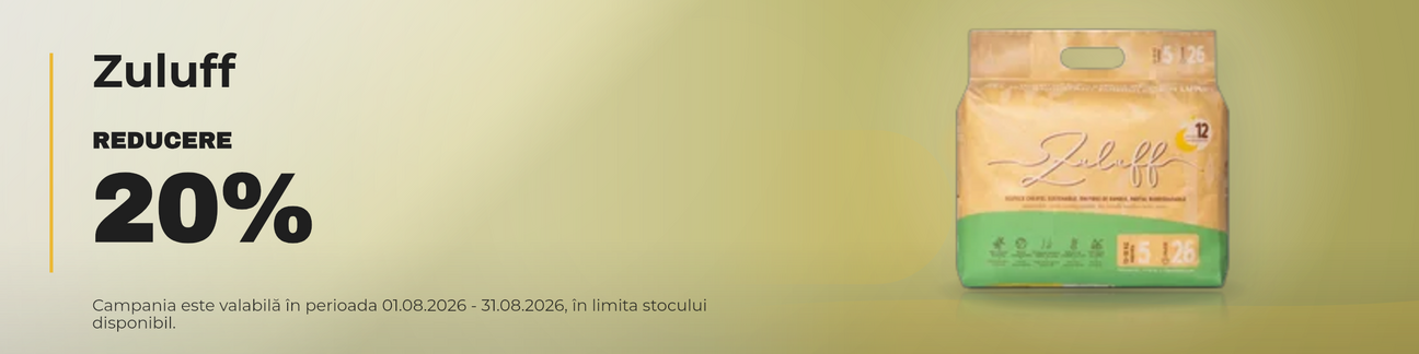 Promotie cu 20% reducere la Zuluff