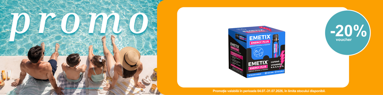 Promotie cu 20% voucher aplicat in cos la Emetix