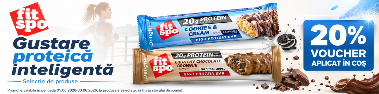 Promotie cu 20% voucher aplicat in cos la Fitspo