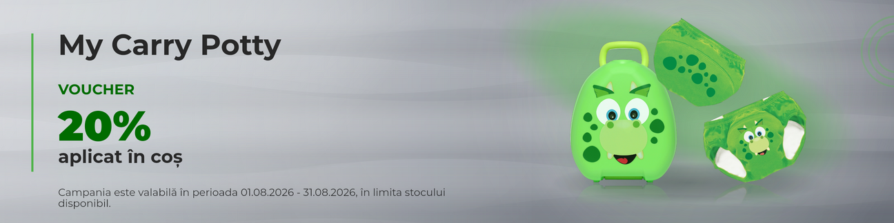 Promotie cu 20% voucher aplicat in cos la My Carry Potty