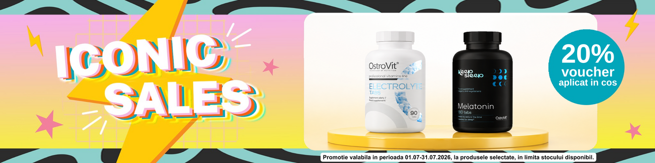 Promotie cu 20% voucher aplicat in cos la Ostrovit - Iconic Sales