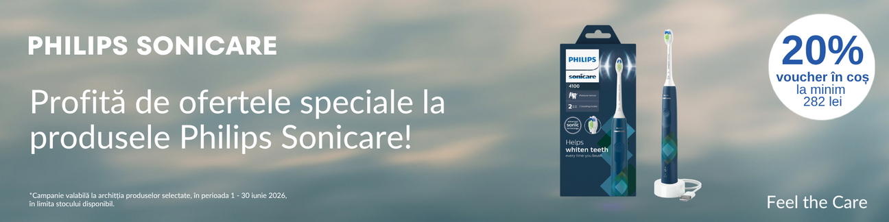 Promotie cu 20% voucher aplicat in cos la Philips Sonicare