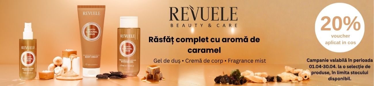 Promotie cu 20% Voucher aplicat in cos la Revuele