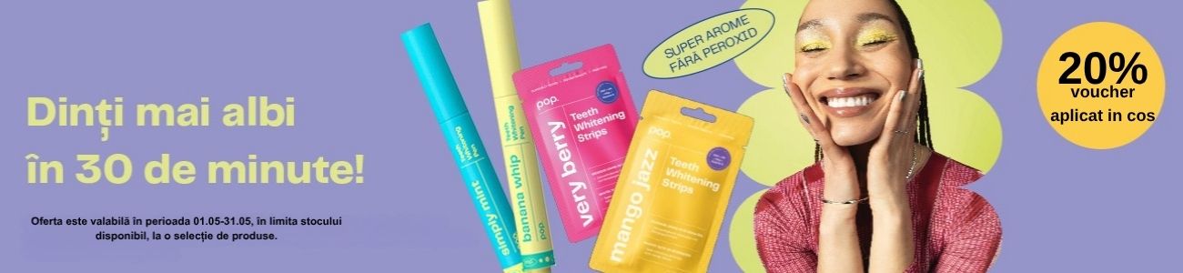 Promotie cu 20% Voucher aplicat in cos la Smilepen Pop