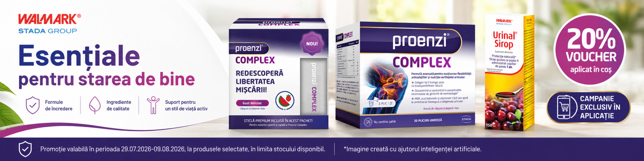 Promotie cu 20% voucher aplicat in cos la Stada Exclusiv in Aplicatie