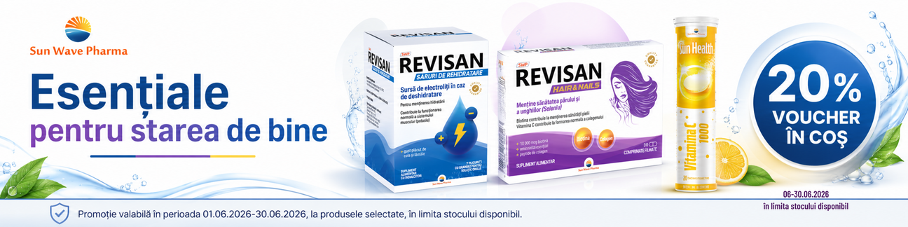 Promotie cu 20% voucher aplicat in cos la Sun Wave Pharma