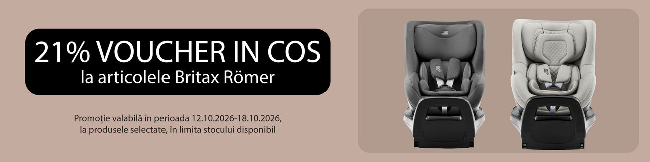 Promotie cu 21% voucher aplicat in cos la Britax