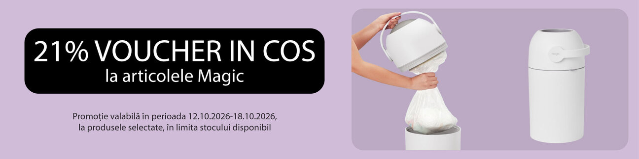 Promotie cu 21% voucher aplicat in cos la Magic