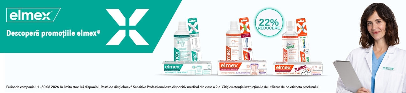 Promotie cu 22% reducere la Elmex