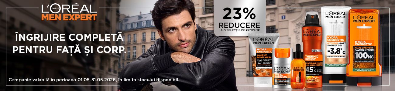 Promotie cu 23% reducere la Men Expert