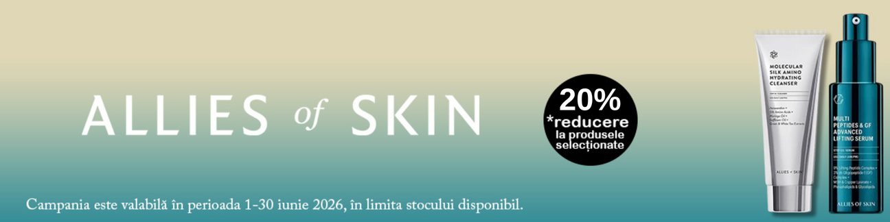 Promotie cu 25% reducere la Allies Of Skin