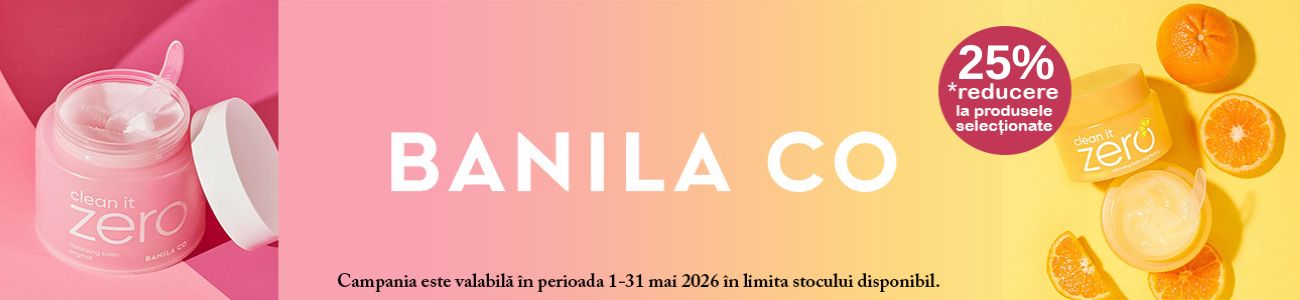 Promotie cu 25% reducere la Banila Co