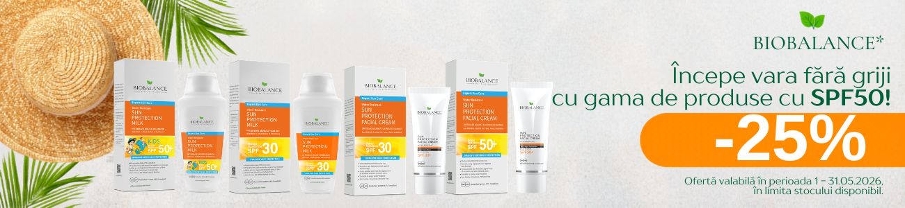 Promotie cu 25% reducere la Bio Balance Sun