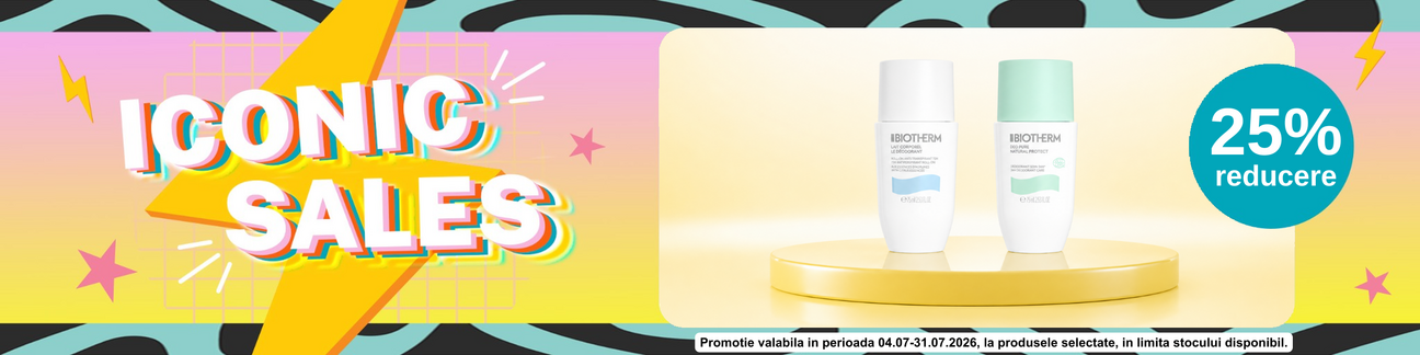 Promotie cu 25% reducere la Biotherm - Iconic Sales