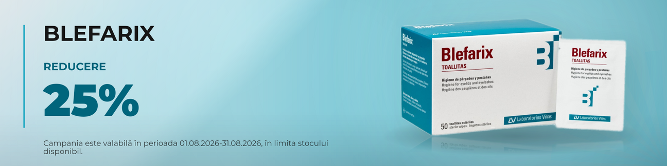 Promotie cu 25% reducere la Blefarix