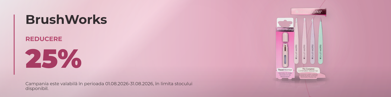 Promotie cu 25% reducere la Brushworks