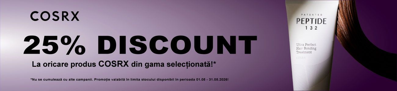 Promotie cu 25% reducere la Cosrx