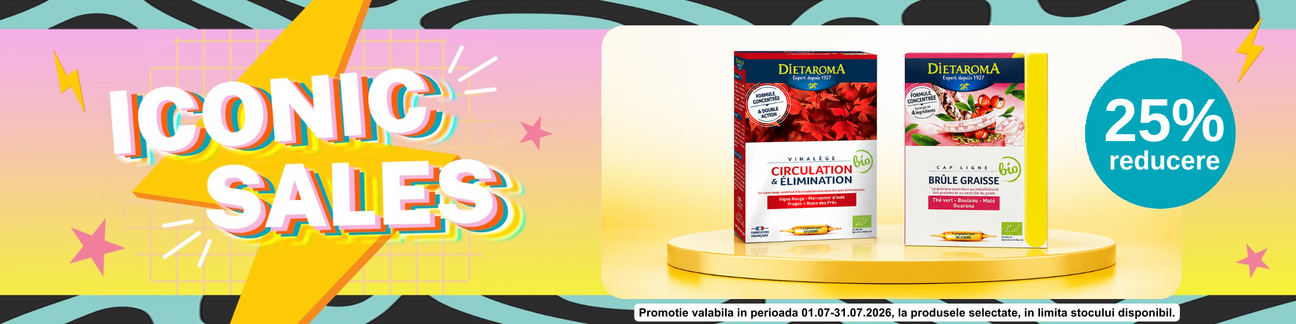 Promotie cu 25% reducere la Dietaroma - Iconic Sales