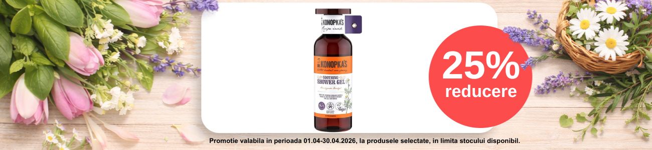 Promotie cu 25% reducere la Dr. Konopka'S