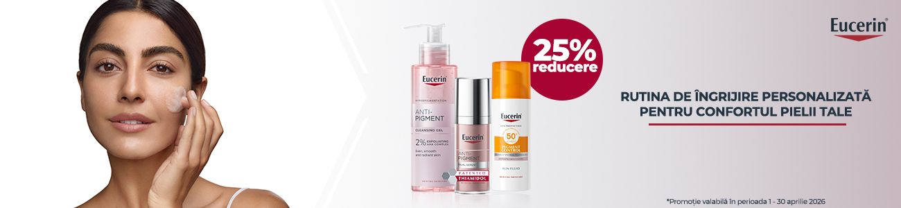 Promotie cu 25% reducere la Eucerin