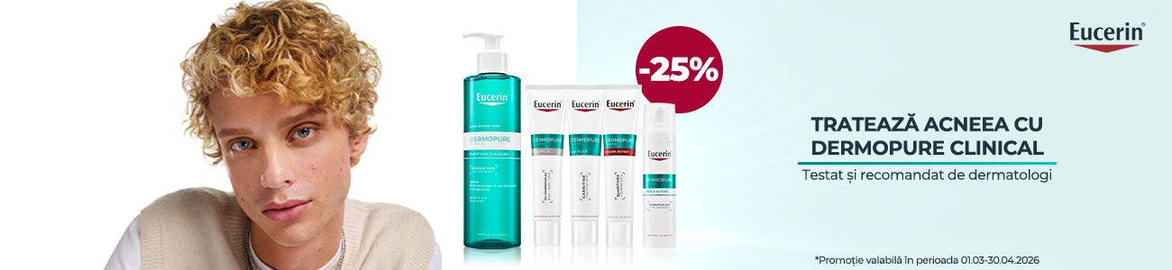 Promotie cu 25% reducere la Eucerin