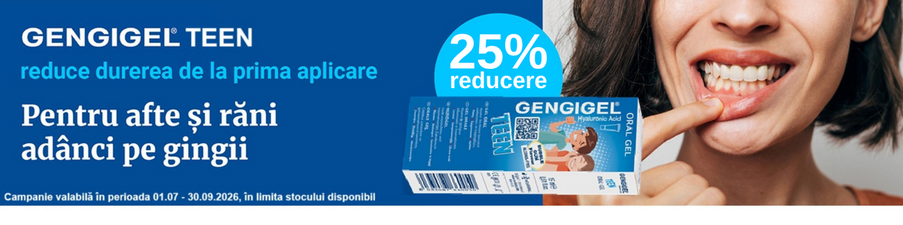 Promotie cu 25% reducere la Gengigel