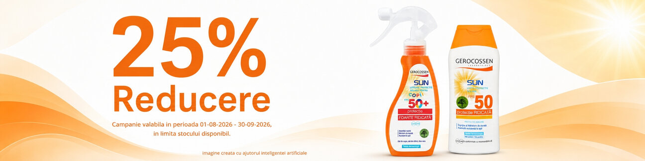 Promotie cu 25% reducere la Gerocossen