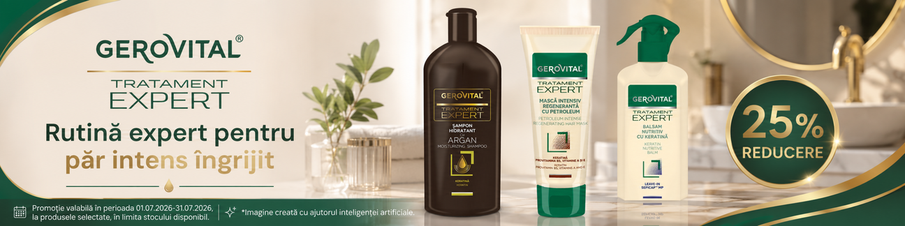 Promotie cu 25% reducere la Gerovital Tratament Expert