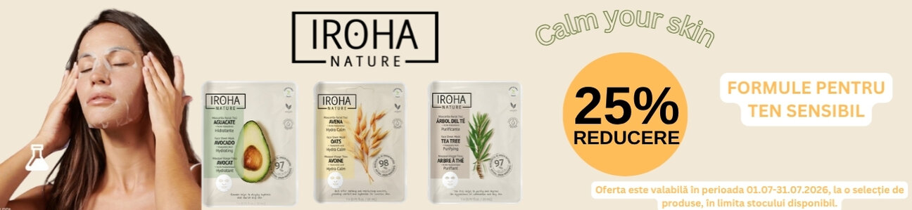 Promotie cu 25% reducere la Iroha