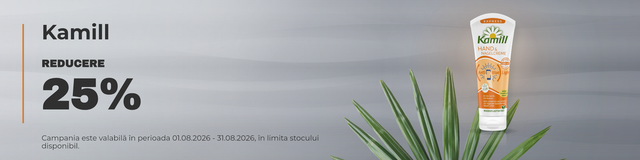 Promotie cu 25% reducere la Kamill