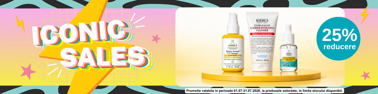 Promotie cu 25% reducere la Kiehl'S - Iconic Sales
