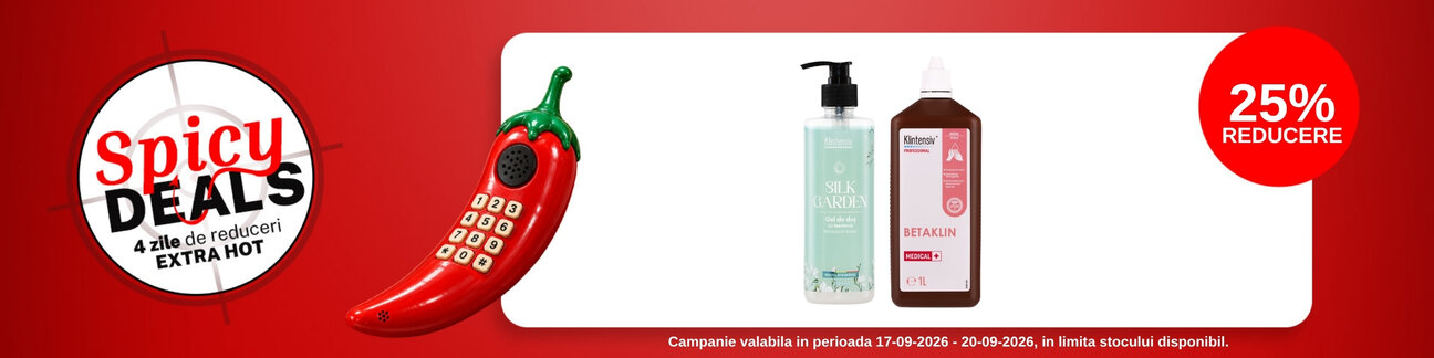 Promotie cu 25% reducere la Klintensiv