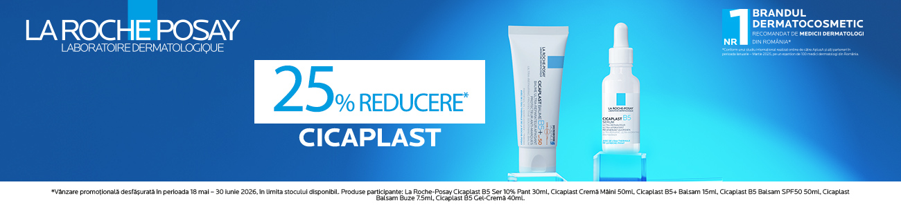 Promotie cu 25% reducere la La Roche Posay Cicaplast