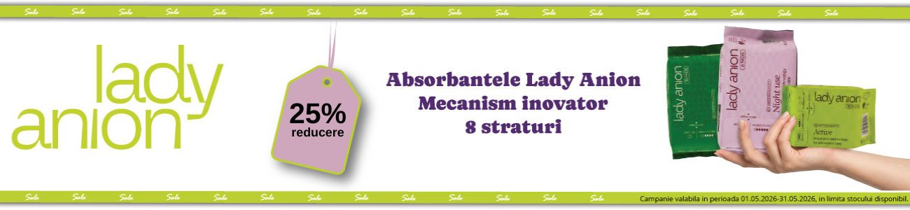 Promotie cu 25% reducere la Lady Anion