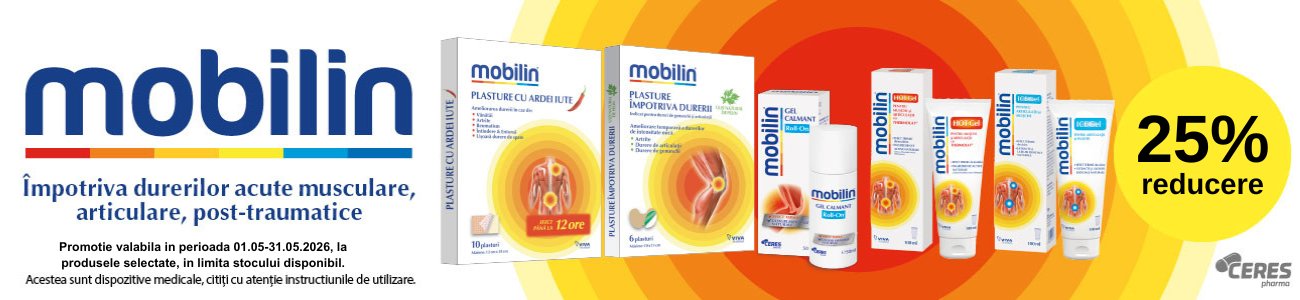 Promotie cu 25% reducere la Mobilin