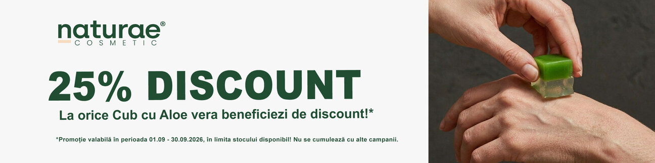 Promotie cu 25% reducere la Naturae Cosmetic