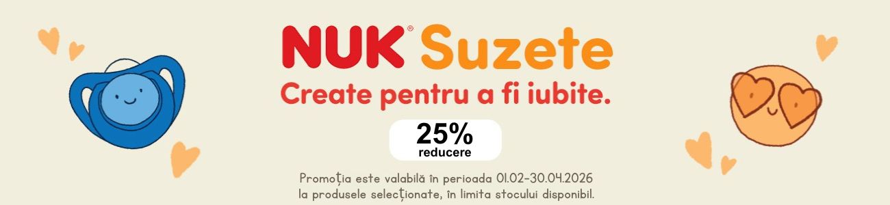 Promotie cu 25% reducere la NUK