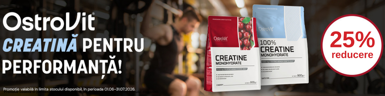 Promotie cu 25% reducere la Ostrovit Creatine