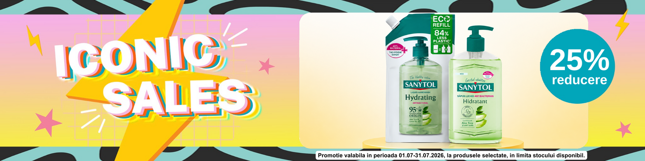 Promotie cu 25% reducere la Sanytol - Iconic Sales