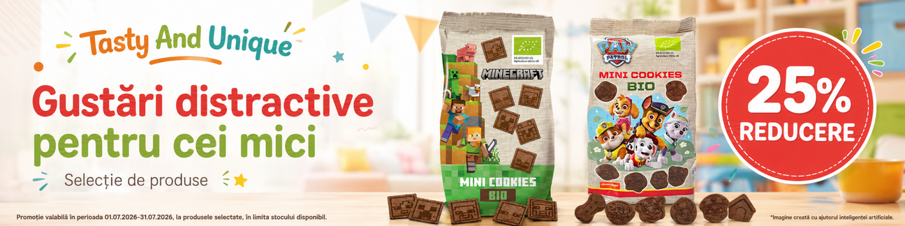 Promotie cu 25% reducere la Tasty And Unique