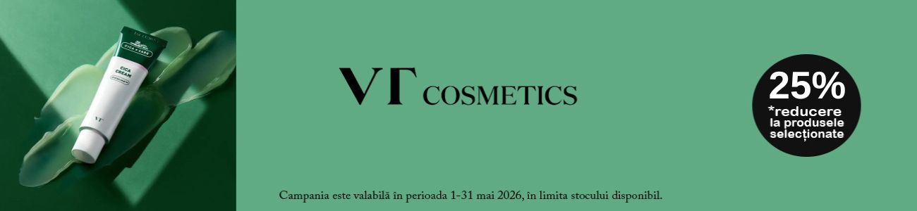 Promotie cu 25% reducere la Vt Cosmetics
